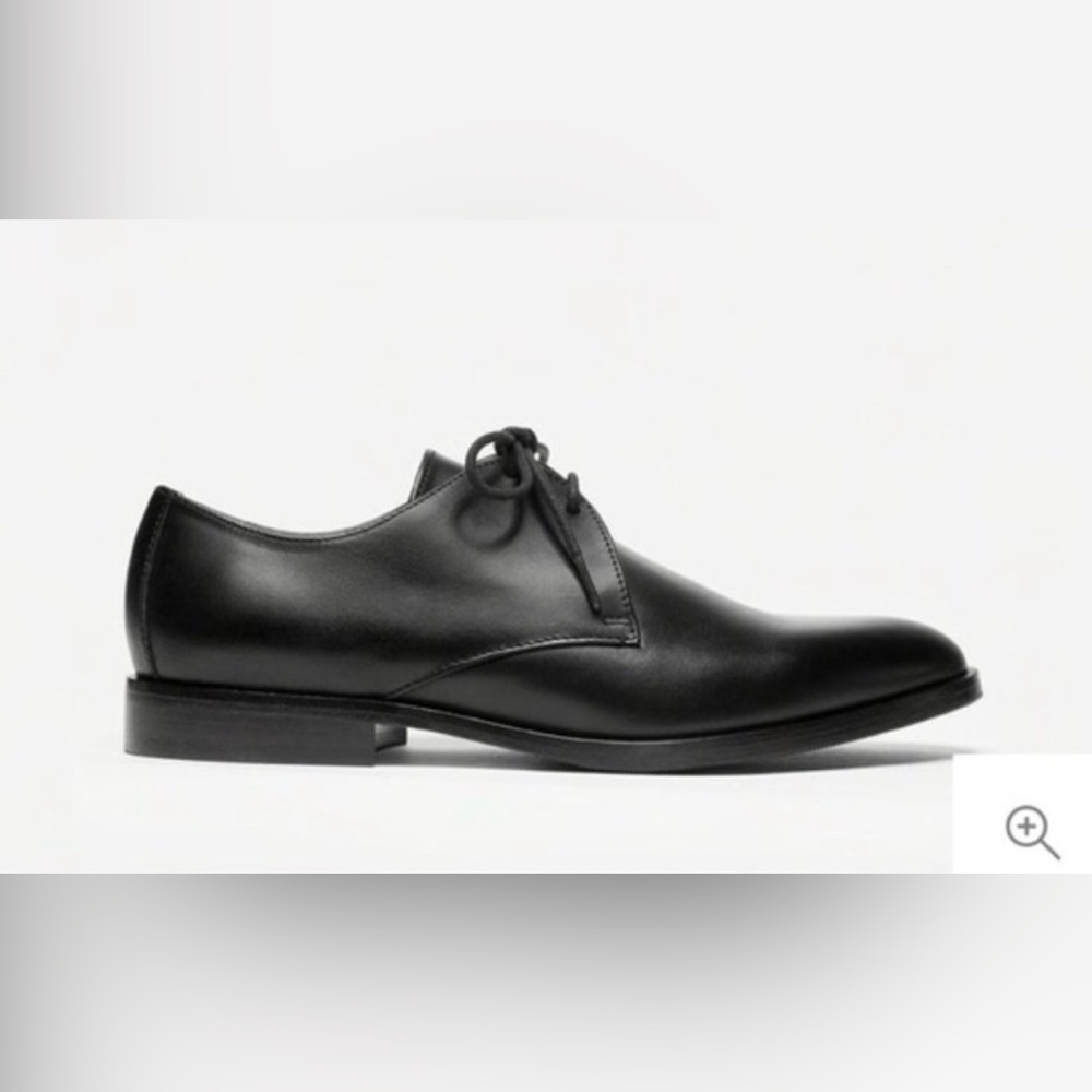 ๐ค Everlane Black Leather Oxford Shoes โ Size 8.5 (Made in Italy) Women's - Picture 7 of 8